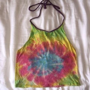 Urban Outfitters tie dye halter top